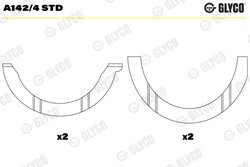 Saiba distantier, arbore cotit Glyco A142/4 STD