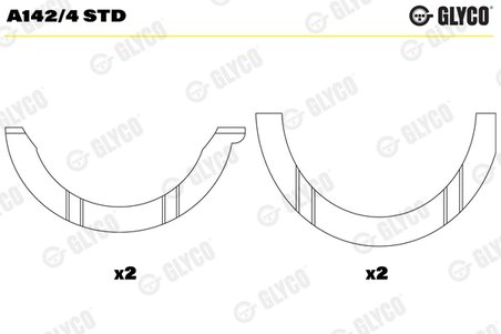 SAIBA DISTANTIER, ARBORE COTIT GLYCO A142/4 STD - Compatibil cu BOVA, DAF, GINAF, NEOPLAN, SOLARIS