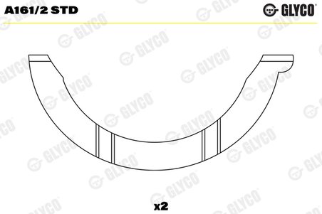 SAIBA DISTANTIER, ARBORE COTIT GLYCO A161/2 STD - Compatibil cu CITROEN, FIAT, LANCIA, PEUGEOT, PEUGEOT (DF-PSA)