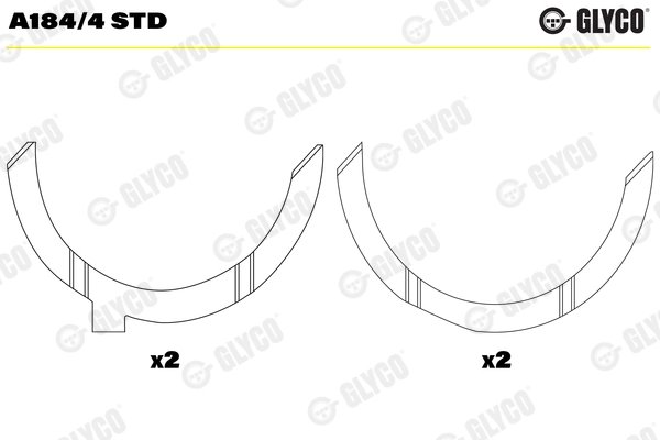 Saiba distantier, arbore cotit Glyco A184/4 STD