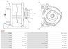 Alternator AS-PL A2032