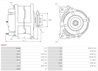 Alternator AS-PL A2037