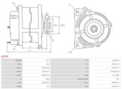 Alternator AS-PL A2076