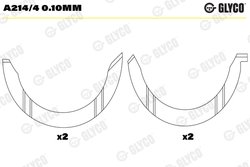 SAIBA DISTANTIER, ARBORE COTIT GLYCO A214/4 0.10MM - Compatibil cu CHEVROLET, CITROEN, CITROEN (DF-PSA), DS, FIAT, FORD, FORD AU
