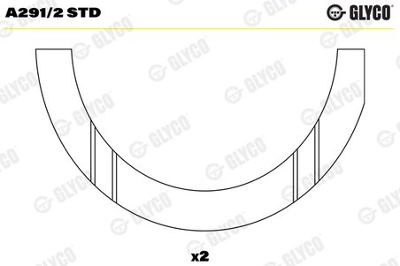Saiba distantier, arbore cotit Glyco A291/2 STD