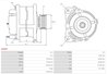 ALTERNATOR AS-PL A3028 - Compatibil cu ARO, DACIA, OPEL, RENAULT, VAUXHALL