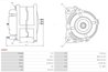 ALTERNATOR AS-PL A3052 - Compatibil cu DACIA, NISSAN, RENAULT