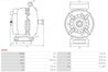 ALTERNATOR AS-PL A3055 - Compatibil cu ALFA ROMEO, CITROEN, FIAT, FORD, LANCIA, OPEL, PEUGEOT, SUBARU, SUZUKI, VAUXHALL