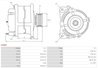 ALTERNATOR AS-PL A3083 - Compatibil cu VW