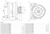 ALTERNATOR AS-PL A3132 - Compatibil cu RENAULT