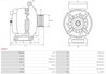 ALTERNATOR AS-PL A3157 - Compatibil cu CITROEN, DS, MINI, PEUGEOT