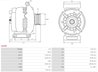 Alternator AS-PL A3199