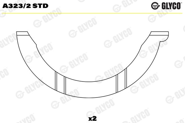 SAIBA DISTANTIER, ARBORE COTIT GLYCO A323/2 STD - Compatibil cu ASHOK LEYLAND, DADI, ISUZU, NISSAN, OPEL, RENAULT, RENAULT TRUCK