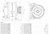 ALTERNATOR AS-PL A3318 - Compatibil cu FORD