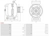 Alternator AS-PL A3606S