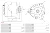 ALTERNATOR AS-PL A4018 - Compatibil cu AUTOBIANCHI, FIAT, LANCIA