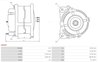 ALTERNATOR AS-PL A4034 - Compatibil cu ALFA ROMEO, FIAT, LANCIA