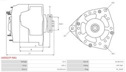 Alternator AS-PL A4042(P-INA)