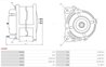 ALTERNATOR AS-PL A4065 - Compatibil cu ABARTH, ALFA ROMEO, FERRARI, FIAT, LANCIA, PININFARINA