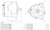 ALTERNATOR AS-PL A4073 - Compatibil cu ALFA ROMEO, FIAT, OPEL, VAUXHALL