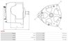 ALTERNATOR AS-PL A4096 - Compatibil cu ALFA ROMEO, FIAT, LANCIA, OPEL, SUZUKI, VAUXHALL