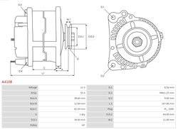 Alternator AS-PL A4108