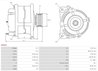 ALTERNATOR AS-PL A5014 - Compatibil cu MITSUBISHI