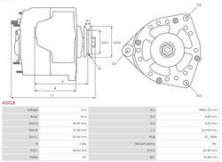 Alternator AS-PL A5018