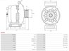 ALTERNATOR AS-PL A5048 - Compatibil cu CITROEN, DS, PEUGEOT