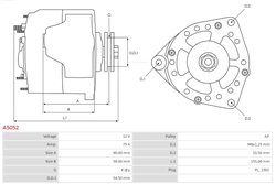 Alternator AS-PL A5052