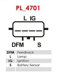 ALTERNATOR AS-PL A5077 - Compatibil cu SMART