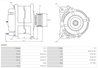 ALTERNATOR AS-PL A5079 - Compatibil cu MITSUBISHI