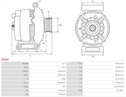 Alternator AS-PL A5098