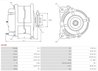 Alternator AS-PL A5166