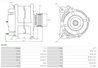 ALTERNATOR AS-PL A5295 - Compatibil cu CITROEN, FIAT, LANCIA, PEUGEOT