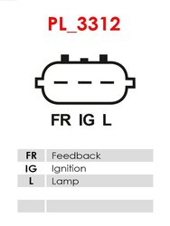 ALTERNATOR AS-PL A6033 - Compatibil cu TOYOTA