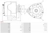 ALTERNATOR AS-PL A6035 - Compatibil cu TOYOTA