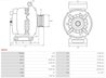 Alternator AS-PL A6034