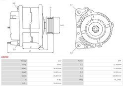 Alternator AS-PL A6050