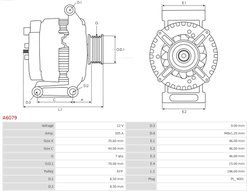 Alternator AS-PL A6079