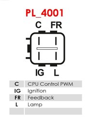 ALTERNATOR AS-PL A6178 - Piesa auto compatibila cu mai multe marci