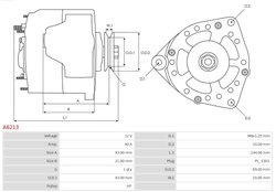 Alternator AS-PL A6213