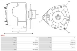 Alternator AS-PL A6281