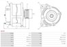ALTERNATOR AS-PL A6316 - Compatibil cu TOYOTA