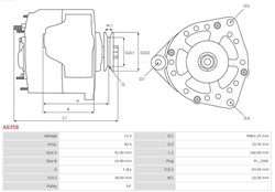 Alternator AS-PL A6358
