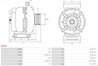 ALTERNATOR AS-PL A9003 - Compatibil cu FORD