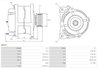 ALTERNATOR AS-PL A9013 - Compatibil cu CHEVROLET, DAEWOO