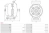 ALTERNATOR AS-PL A9021 - Compatibil cu FORD, FORD AUSTRALIA