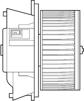 Ventilator habitaclu MAHLE AB 107 000P