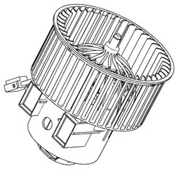 VENTILATOR HABITACLU MAHLE AB 116 000P - Compatibil cu LAND ROVER, VOLVO